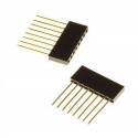 Connecteur strip 14.5mm 8 pins spécial arduino (la paire)