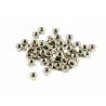 Ecrous 4mm argentés (Pack de 50)