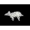 Entretoises plastiques 4x7x2 blanches (x100)