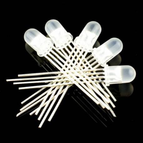 Pack de 5 leds RGB 5mm